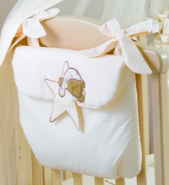 Сумка на кроватку Roman Baby STELLA STELLINA Ivory (Крем)