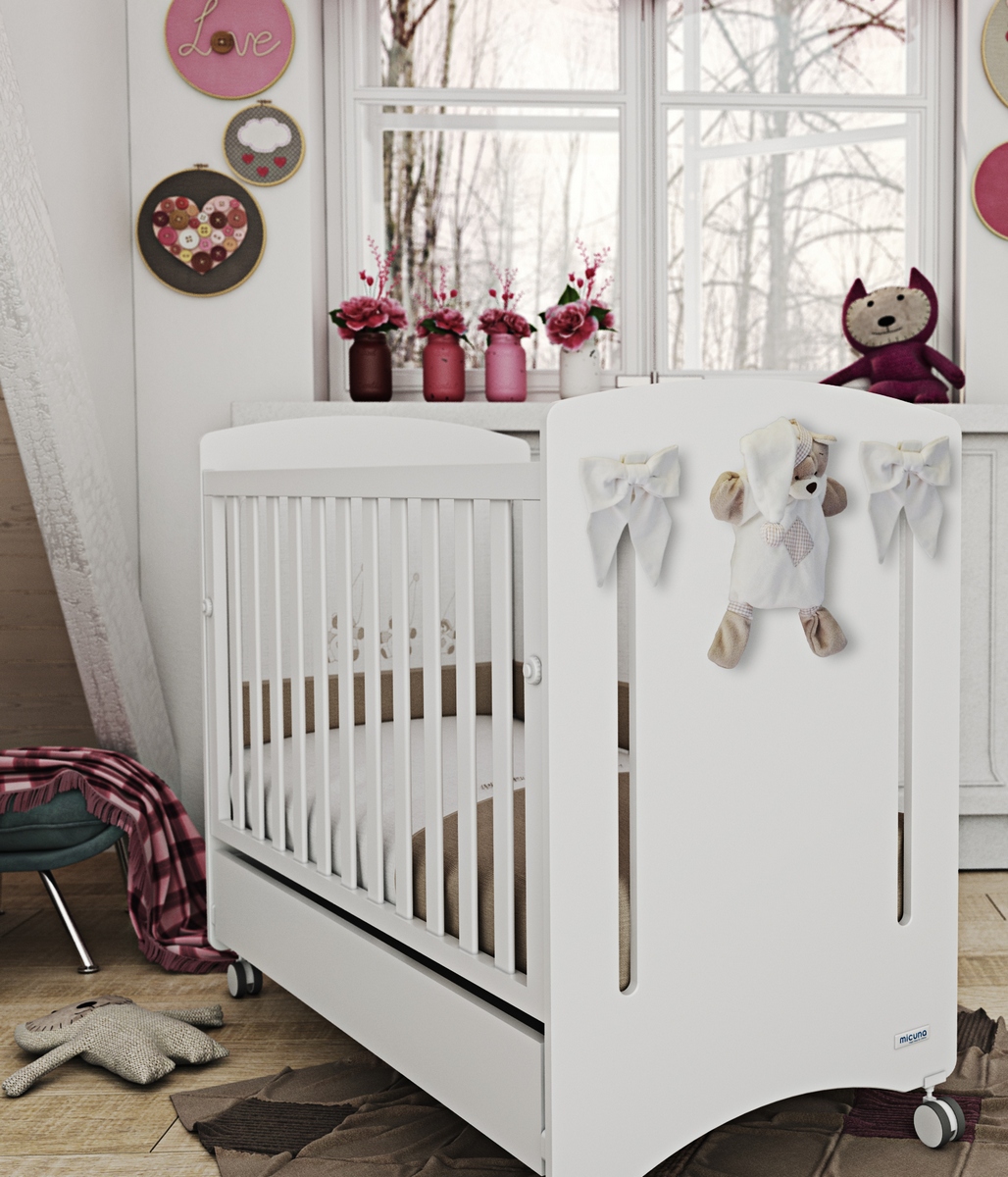Детская кроватка Micuna DouDou Relax 120х60 White
