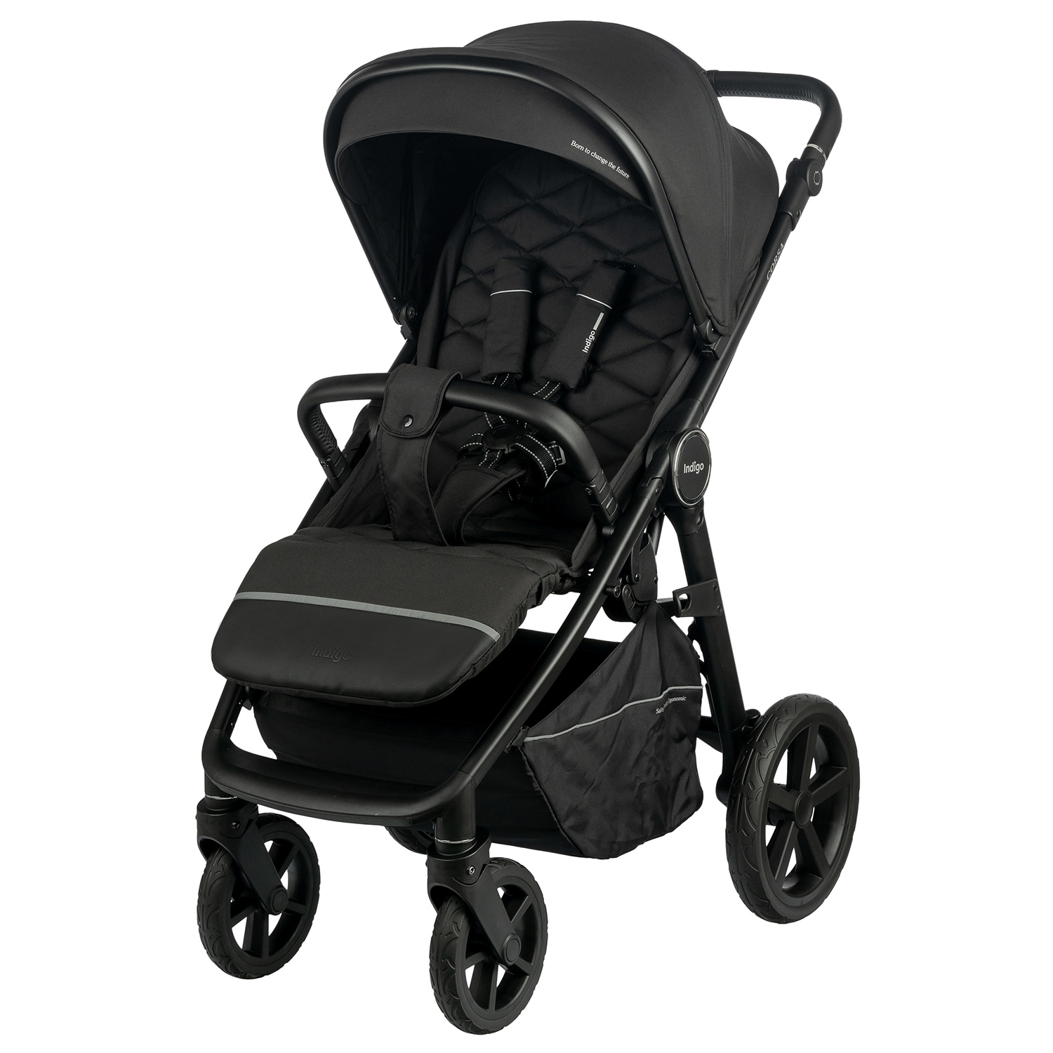 Прогулочная коляска INDIGO CORSA черный