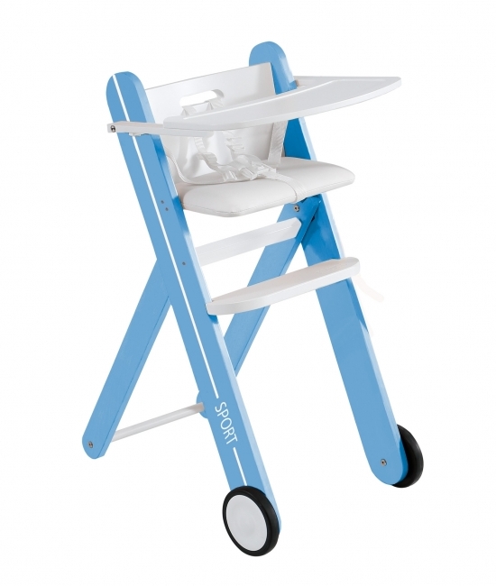Стульчик для кормления Micuna Sport T-1846 White/Blue Boreal