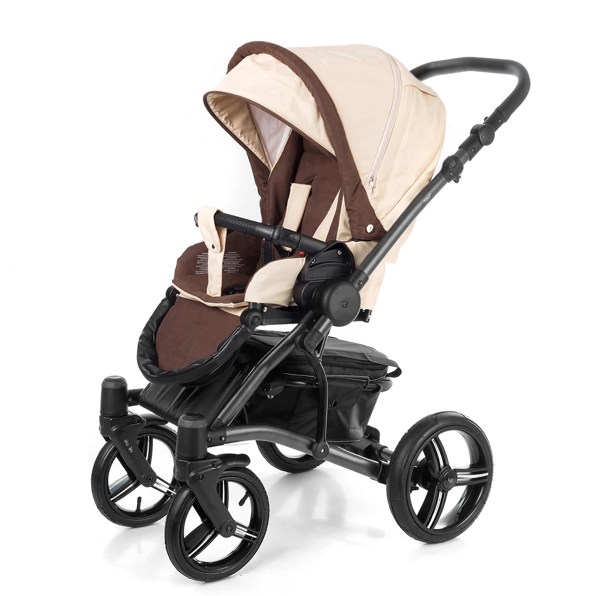 Прогулочная коляска Esspero Tour (шасси Graphite) Beige Brown