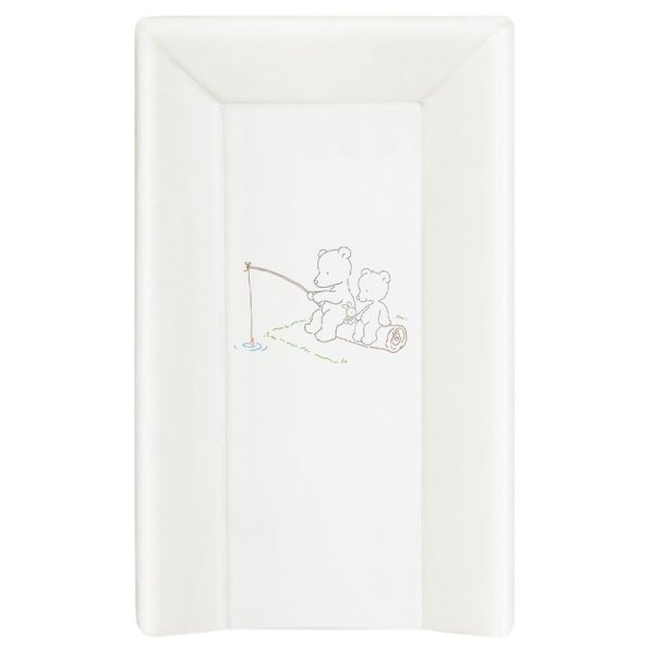 Пеленальный матрац Ceba Baby мягкий с изголовьем 70 см Papa Bear White