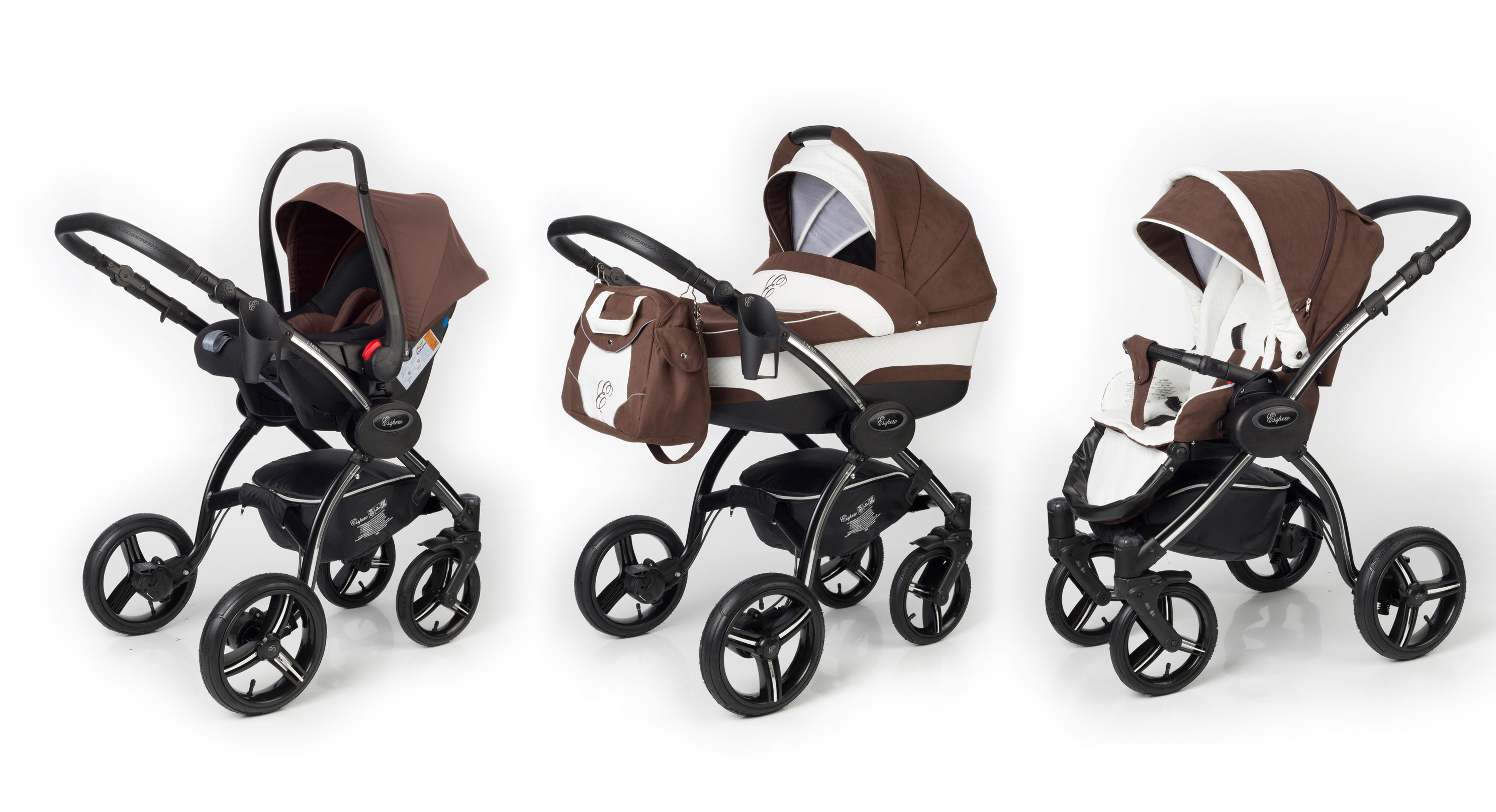 Коляска 3 в 1 Esspero I-Nova (шасси Black) Chek