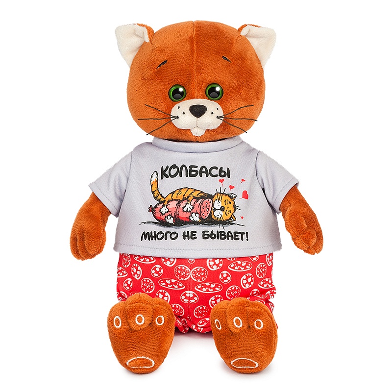 Мягкая игрушка Maxi Toys Колбаскин&Мышель Колбаскин в Красных Труселях, 20 см