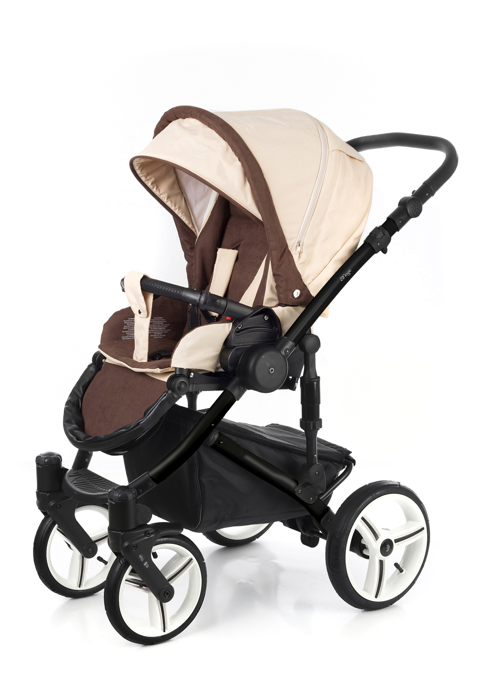 Прогулочная коляска Esspero Magic (шасси Black) Beige Brown