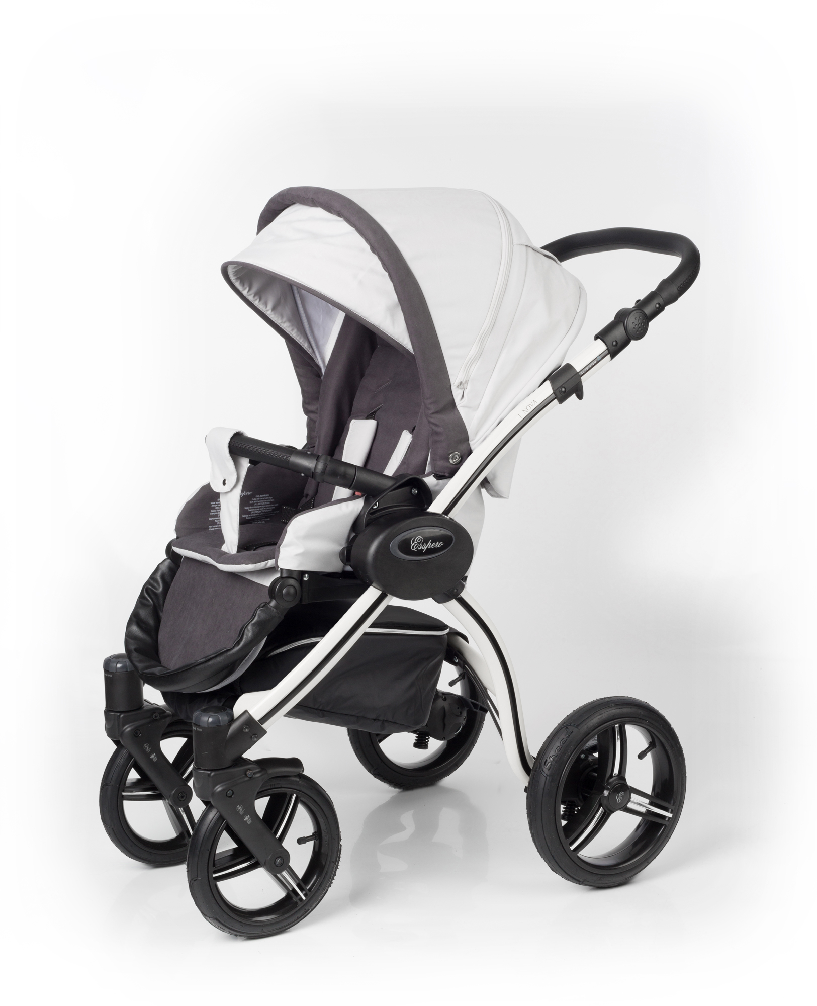 Прогулочная коляска Esspero I-Nova (шасси White) Grey