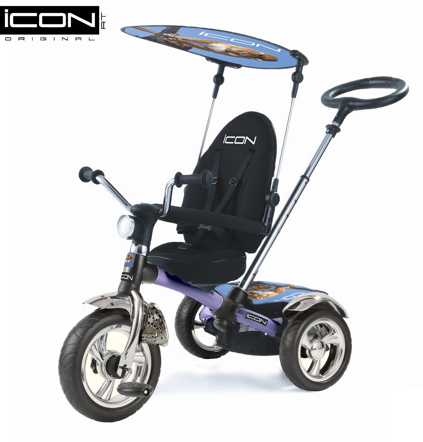 Велосипед трехколесный Lexus Trike Icon 3 RT original silver blue puma