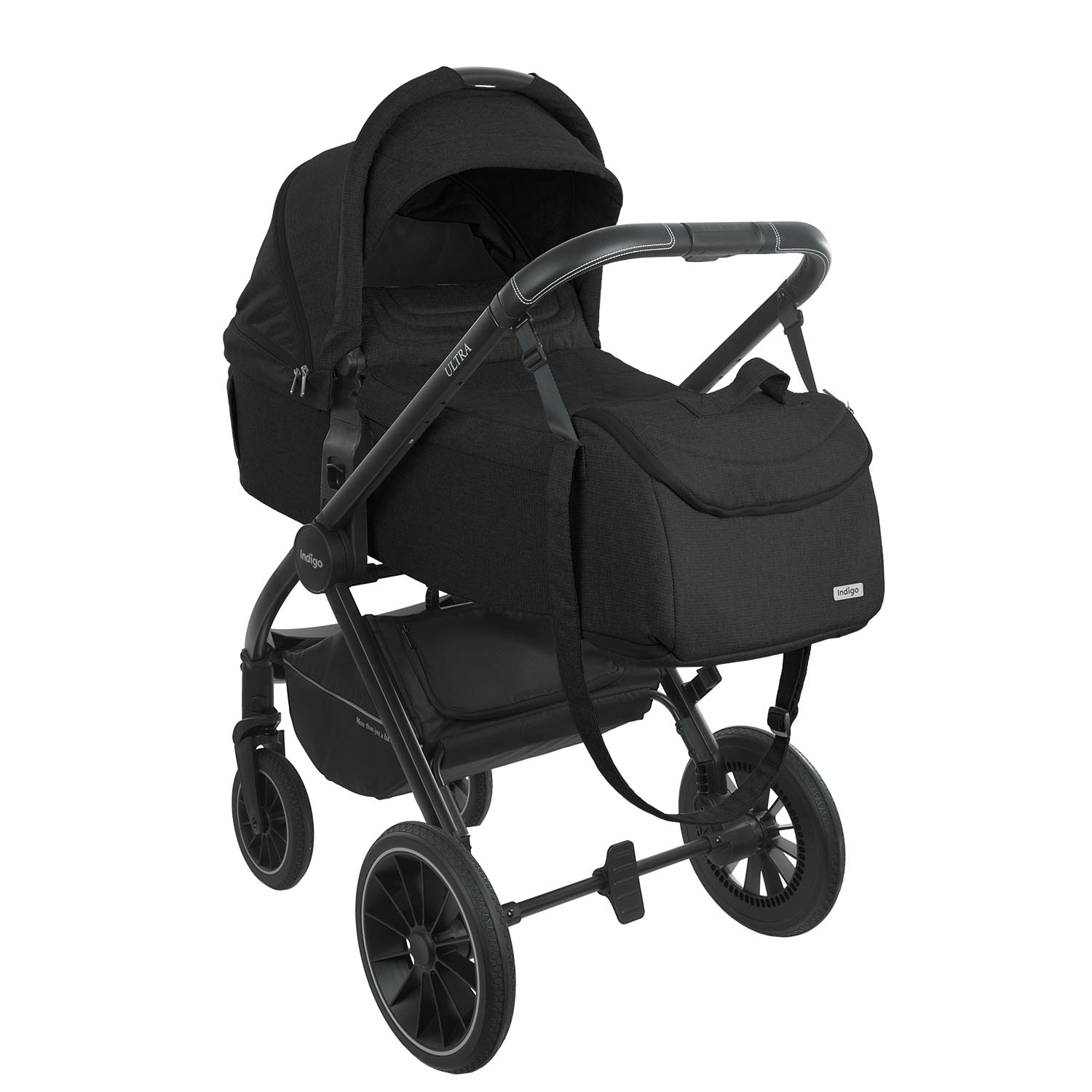 Коляска 2 в 1 INDIGO ULTRA черный