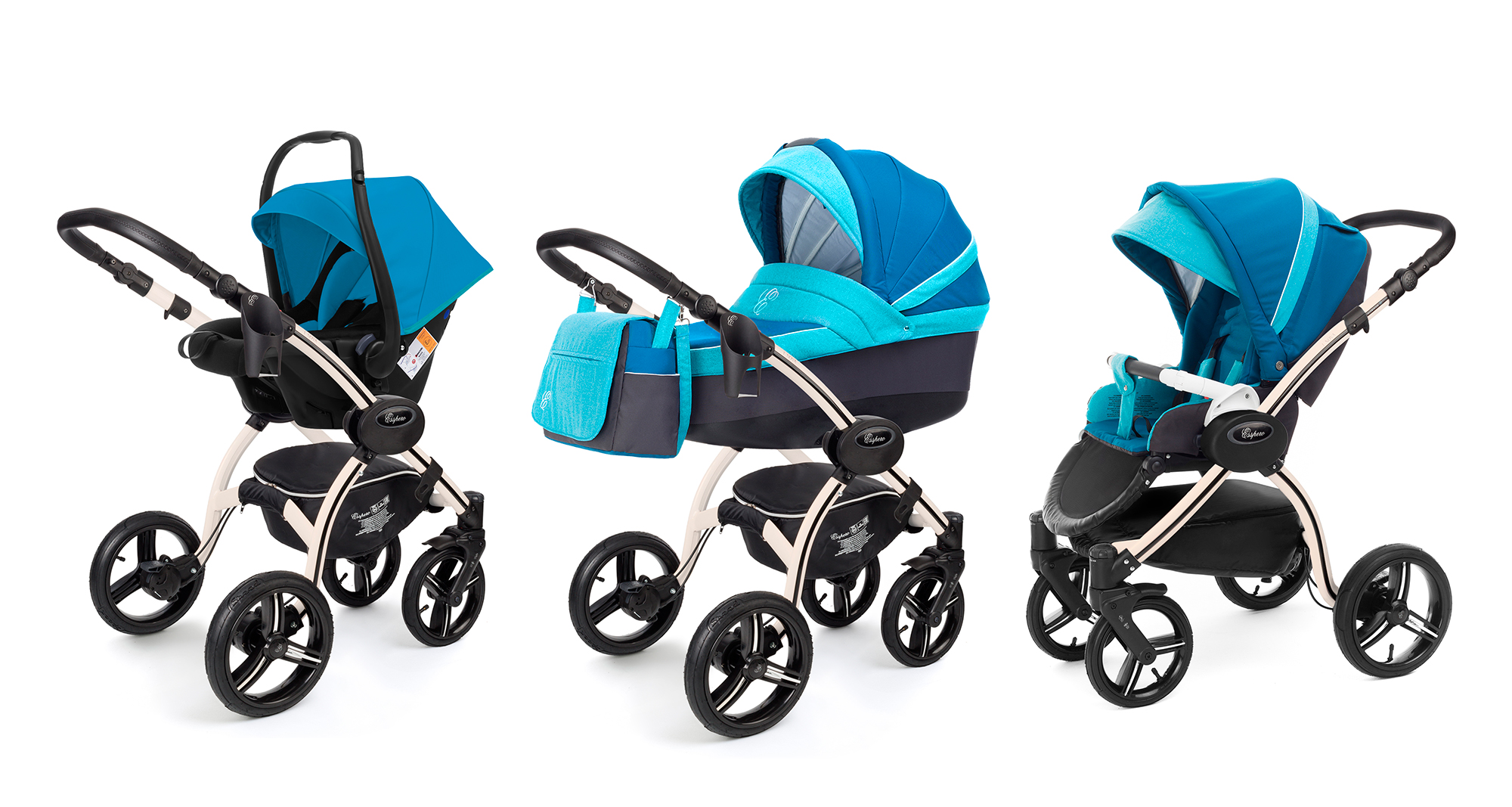 Коляска 3 в 1 Esspero Grand I-Nova (шасси Beige) Breeze