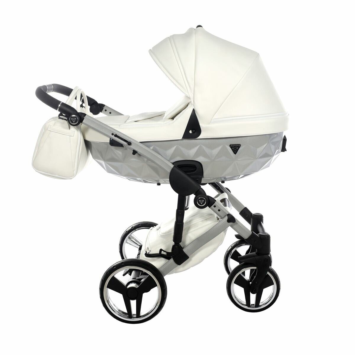 Коляска 2 в 1 Junama Diamond Mirror Satin V2 JDMSv2-04