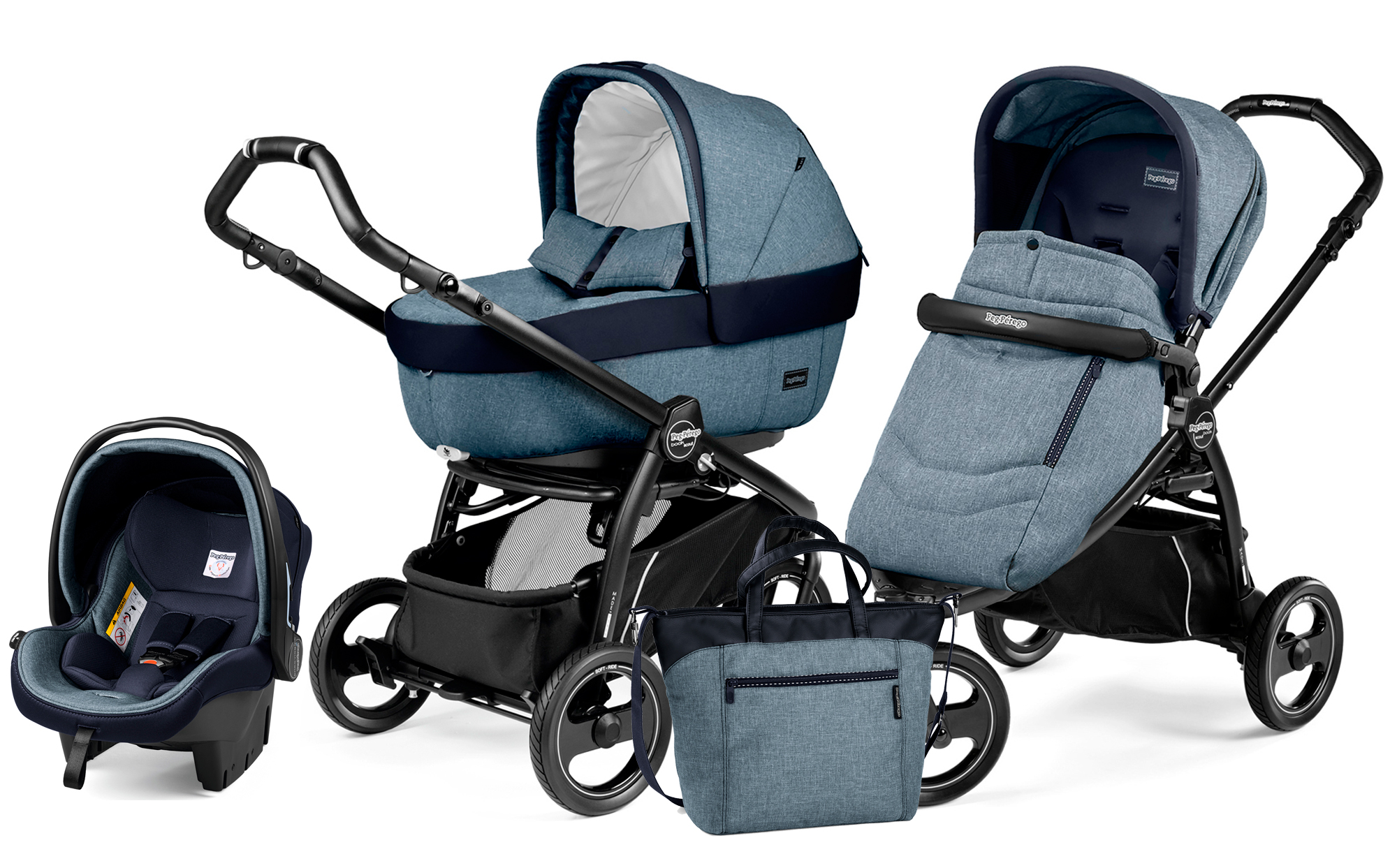Коляска 3 в 1 Peg Perego Book Scout Elite Set Modular Horizon