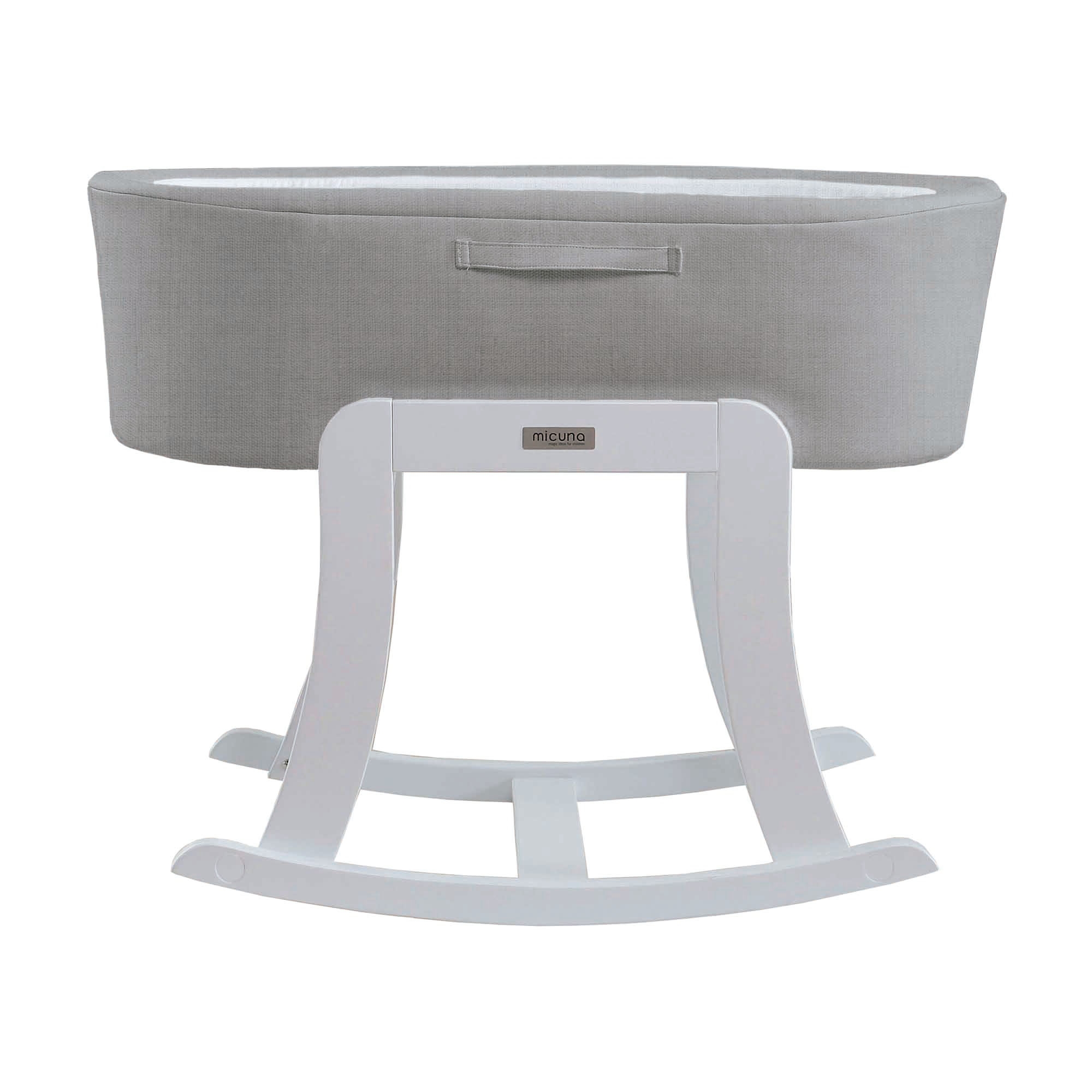 Колыбель-качалка Micuna Nacelle MO-1782 White/Grey/Grey