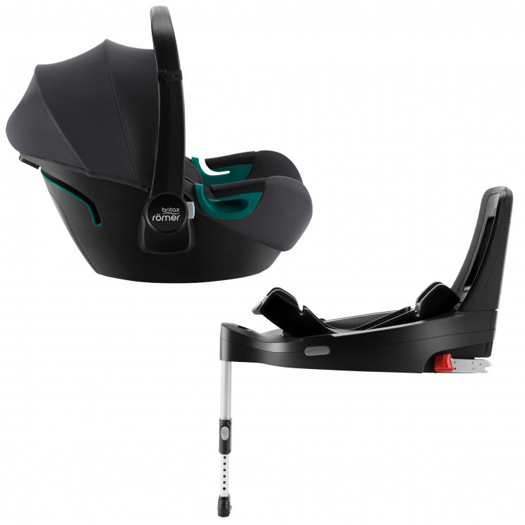 Автокресло Britax Römer BABY-SAFE 3 i-SIZE + база FLEX BASE iSENSE Midnight Grey