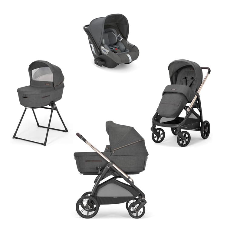 Коляска 3 в 1 Inglesina Aptica с подставкой под люльку Stand Up New Velvet Grey