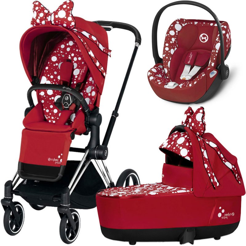 Коляска 3 в 1 Cybex Priam III Jeremy Scott Petticoat (Cloud Z)