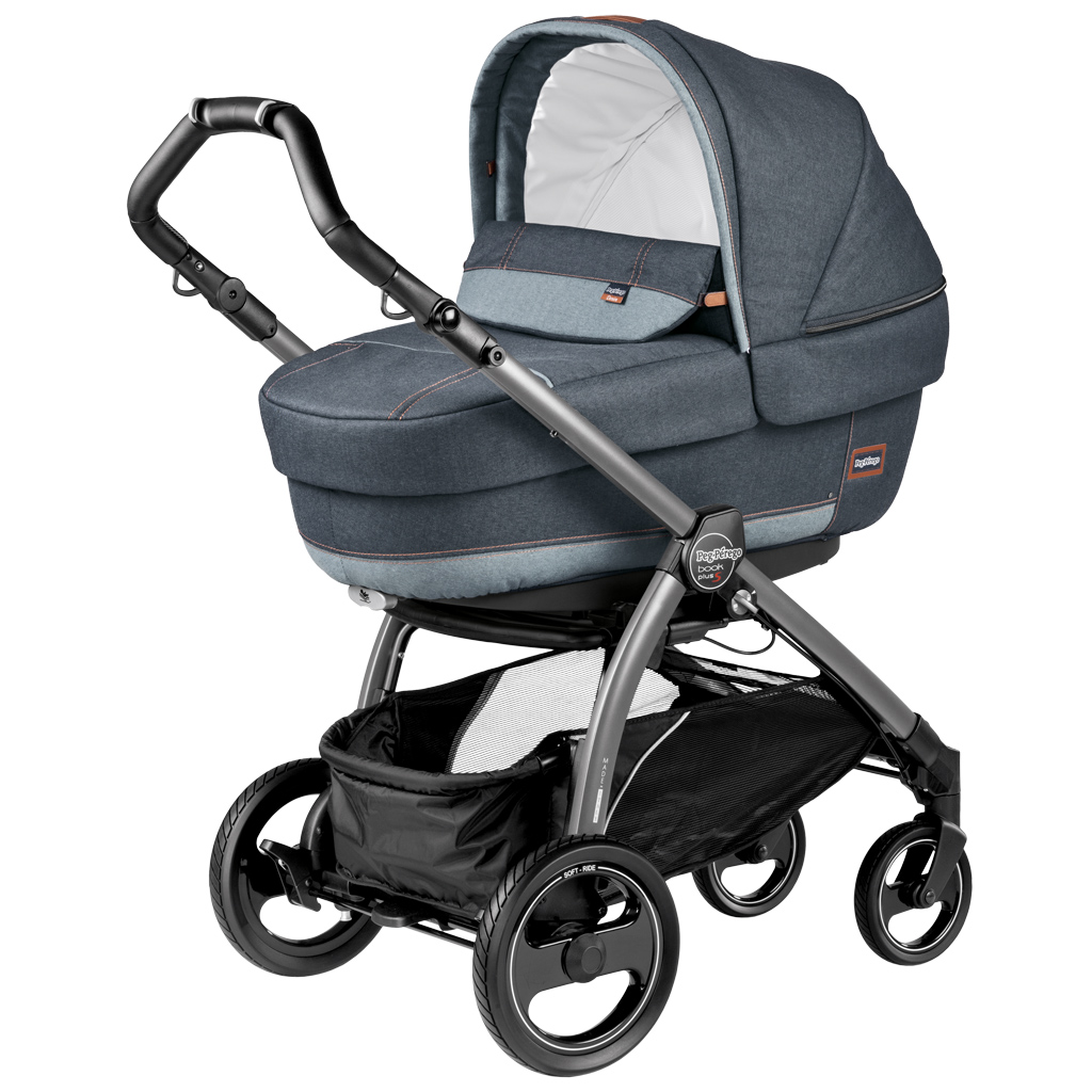 Коляска для новорожденных Peg Perego Book S Elite Blue Denim