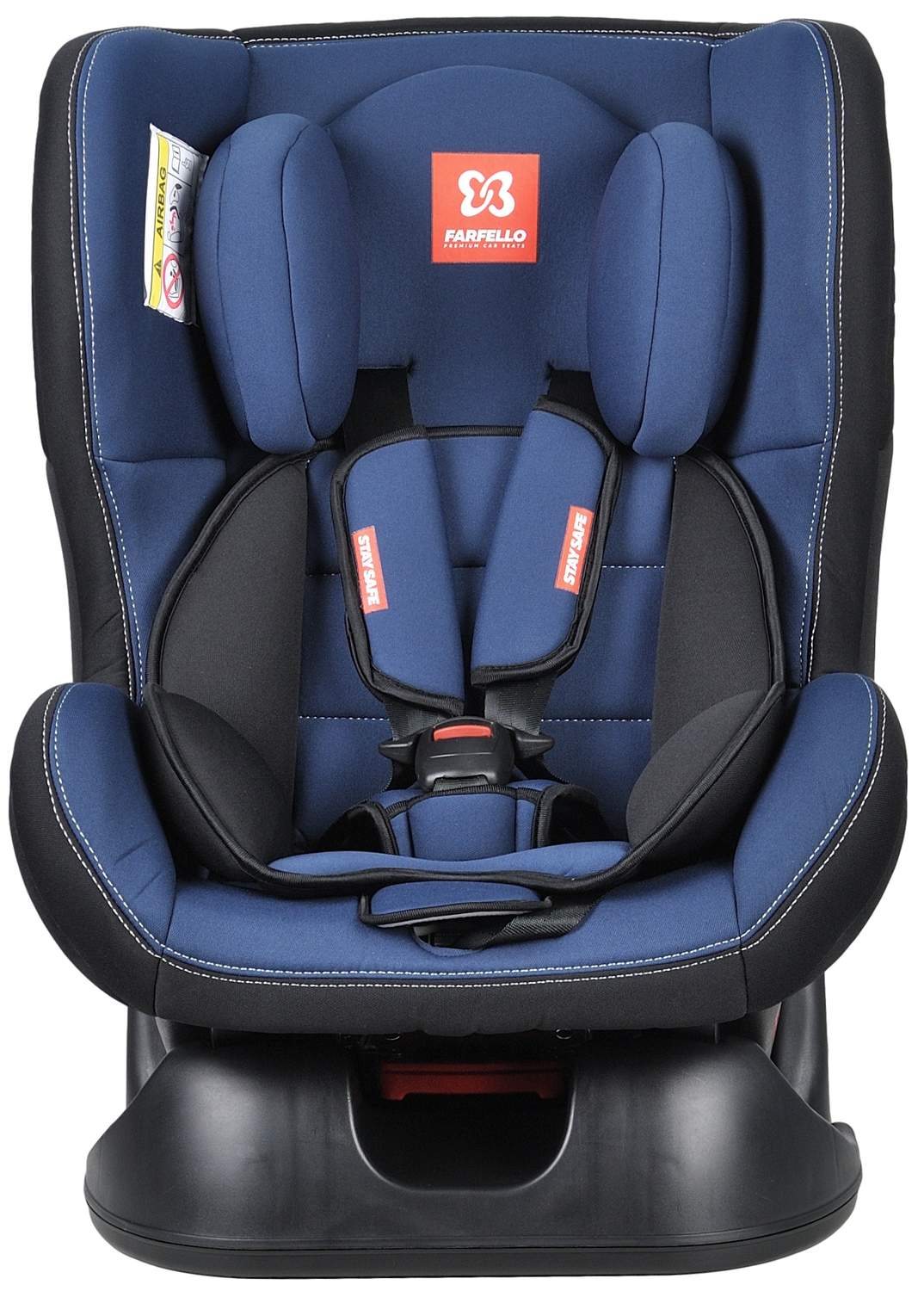 Автокресло Farfello GE-B Чёрно-голубой (black+blue)