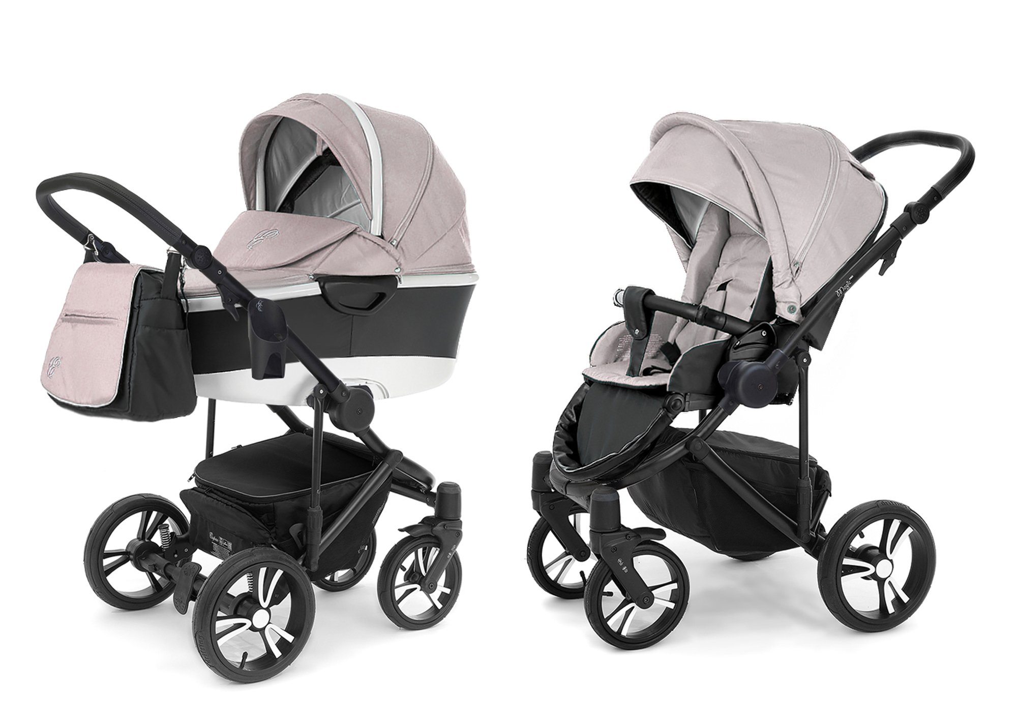 Коляска 2 в 1 Esspero Magic Pro Alu (шасси Black) Beige