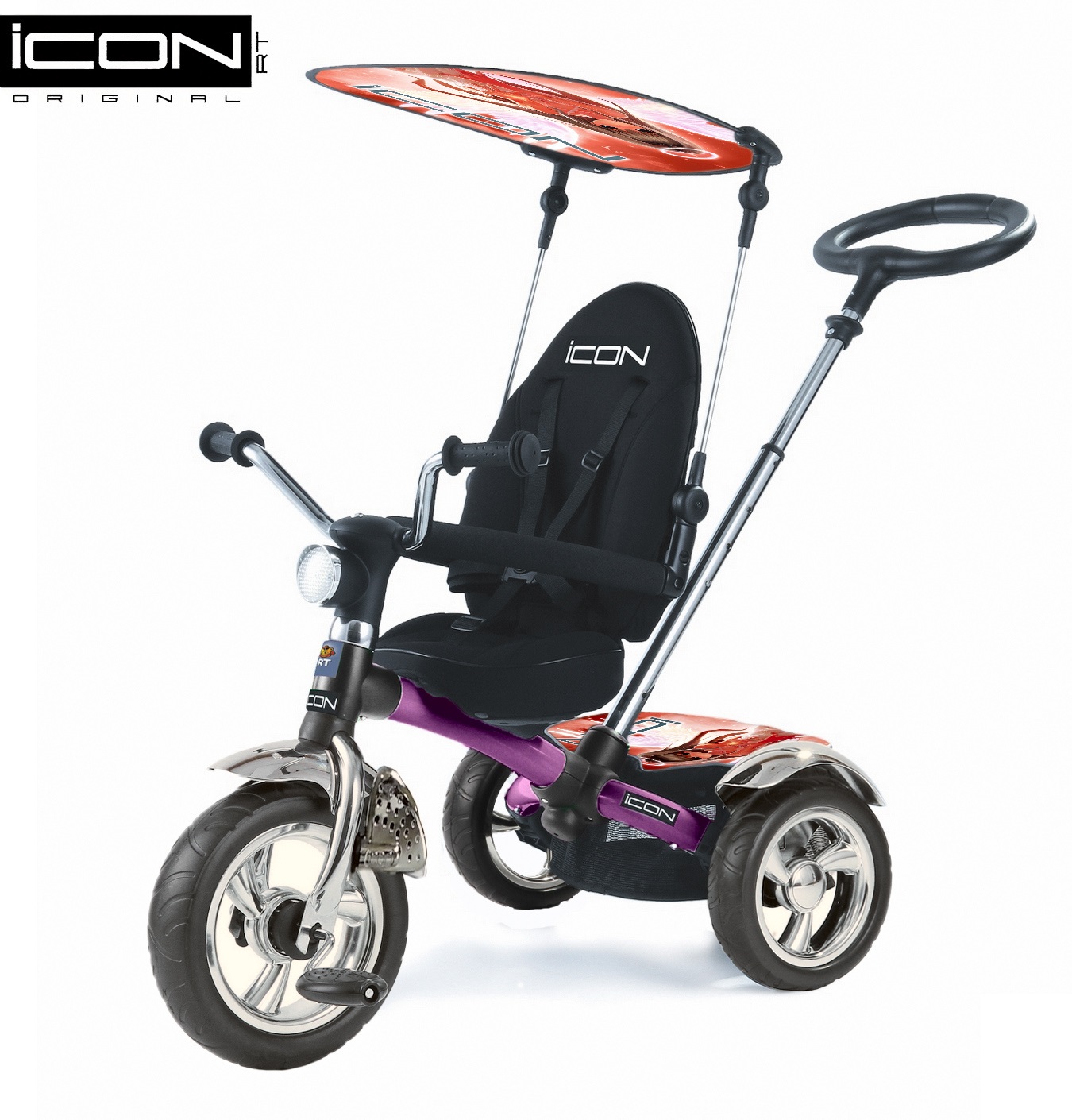 Велосипед трехколесный Lexus Trike Icon 3 RT original fuksia angel