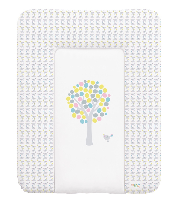 Пеленальный матрац Ceba Baby мягкий на комод 70x50 см Magic Tree Pink