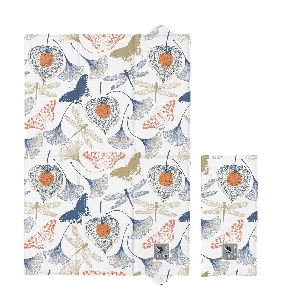 Матрац пеленальный Ceba Baby 40*60 см для путешествий Flora & Fauna Gingo W-305-099-575