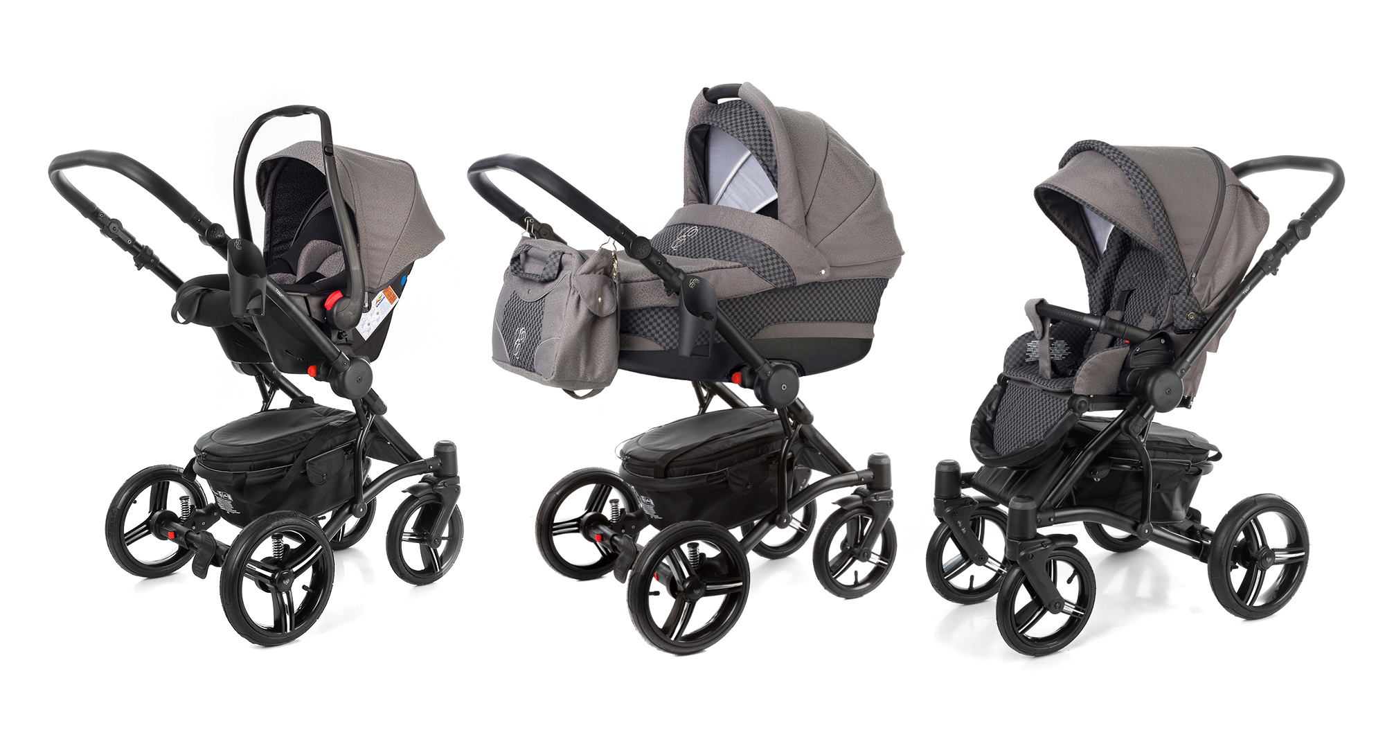 Коляска 3 в 1 Esspero Tour (шасси Black) Carbon
