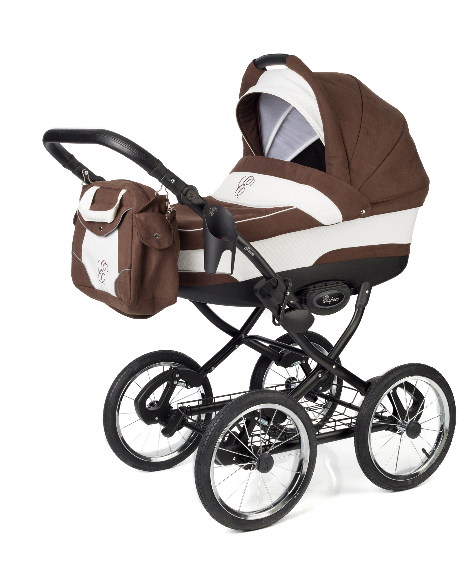 Коляска для новорожденных Esspero Classic (шасси Black) Chek