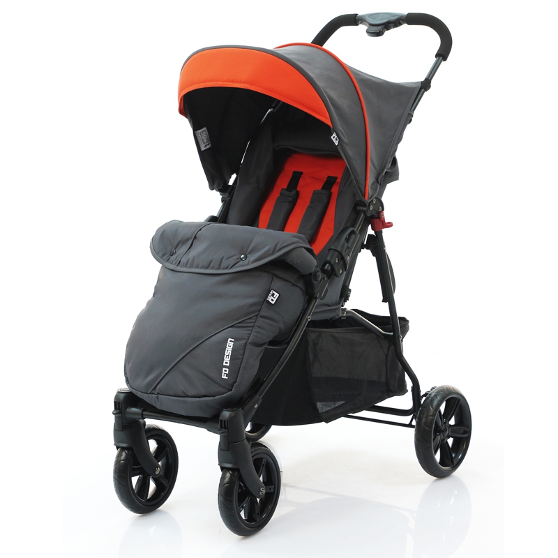 Прогулочная коляска FD-Design Treviso 4 Аnthracite/Flame