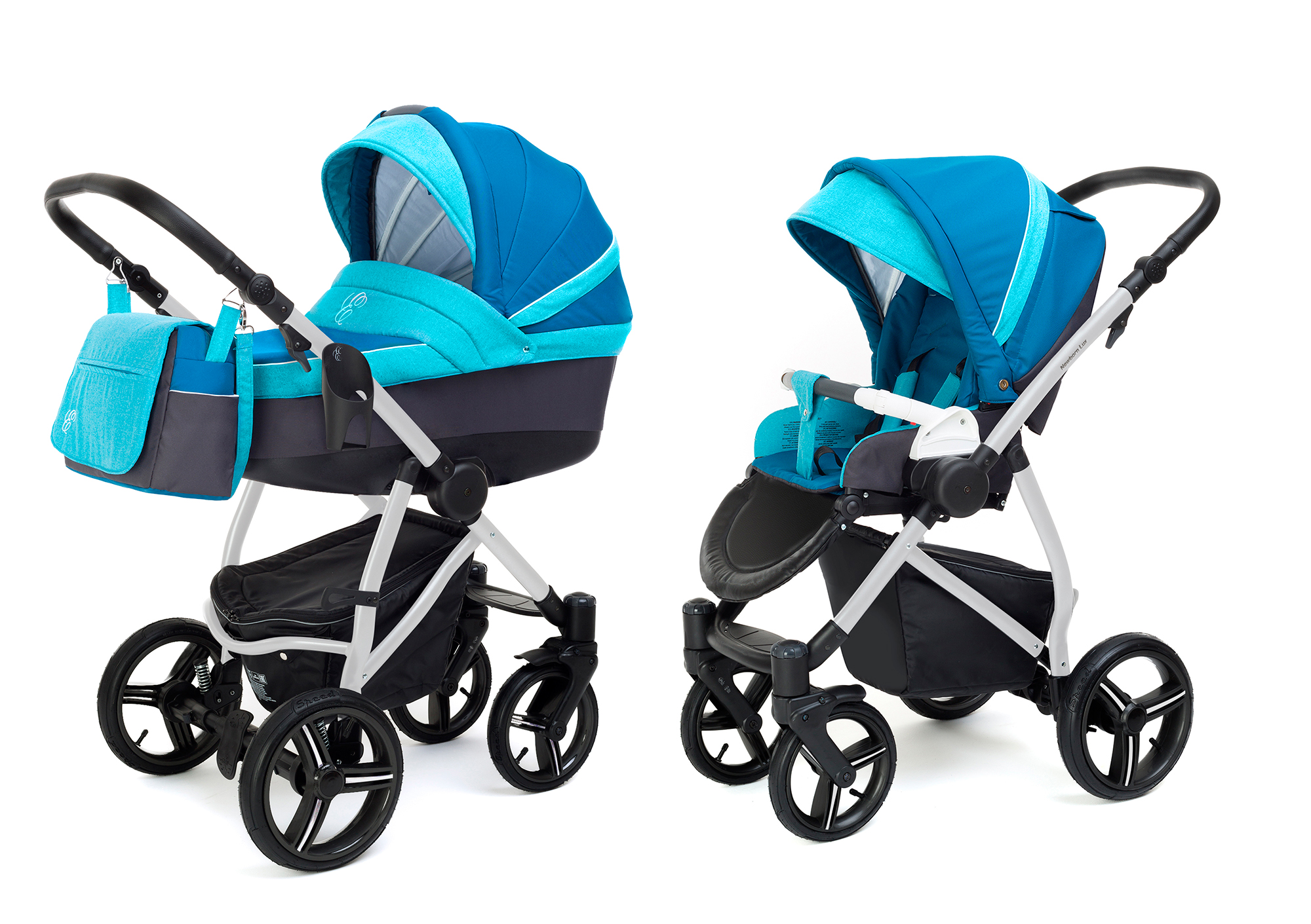 Коляска 2 в 1 Esspero Grand Newborn Lux (шасси Grey) Breeze