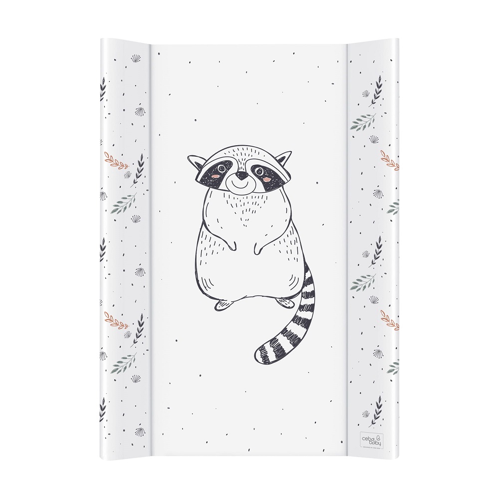 Пеленальный матрасик Ceba Baby Comfort 70 см без изголовья на кровать 120x60 см W-203 Raccoon