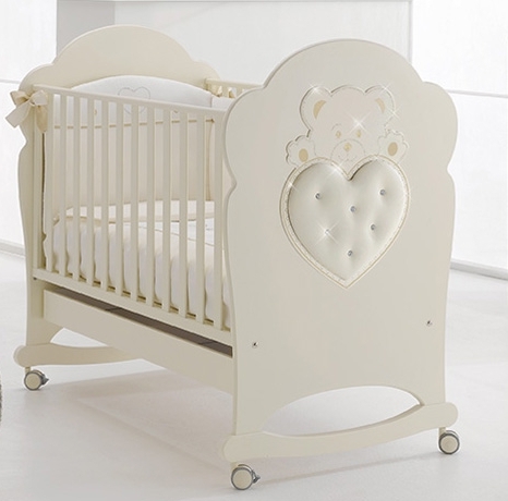 Детская комната Erbesi серия Elite Кровать Elite Ivory (слоновая кость)
