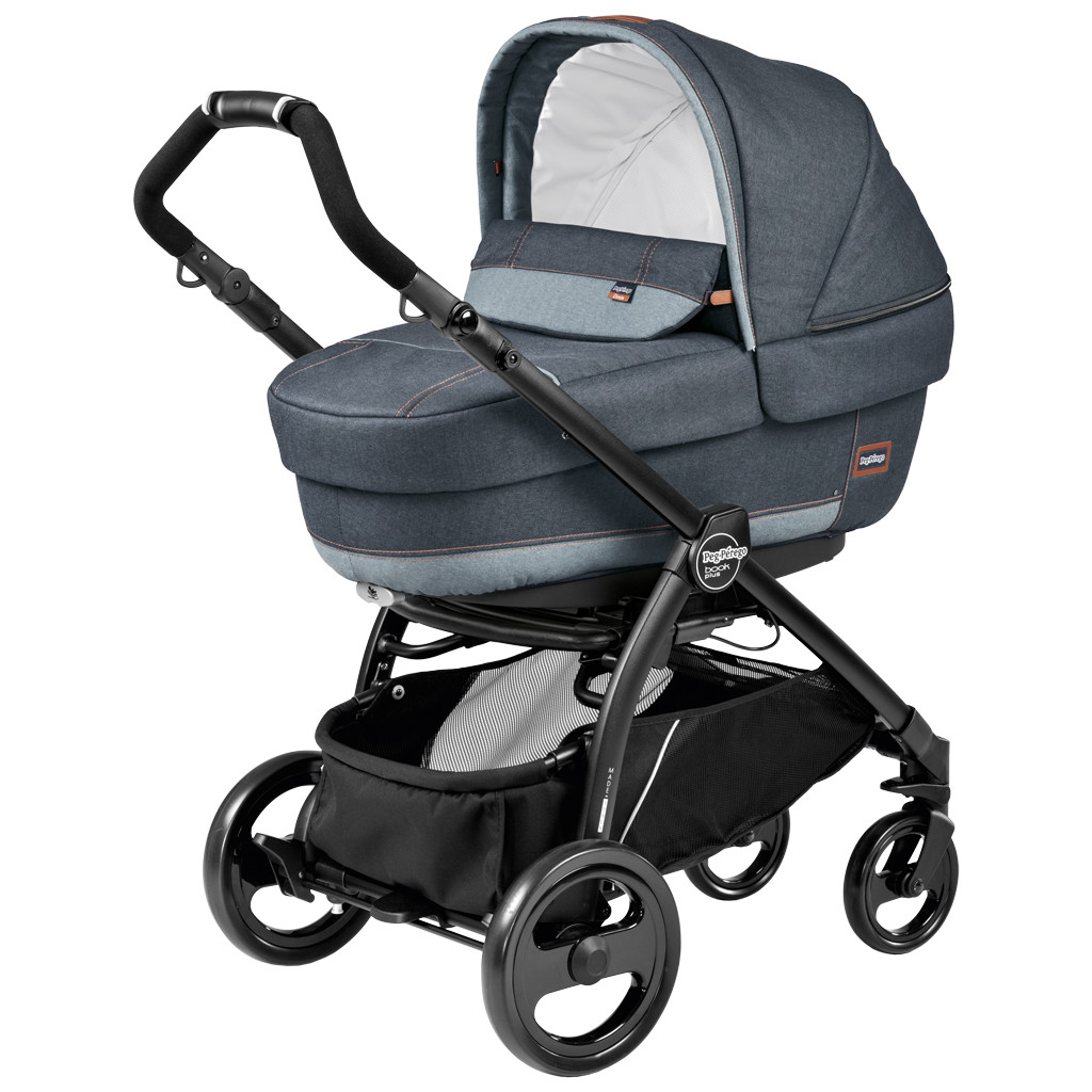 Коляска для новорожденных Peg Perego Book Plus Navetta Elite Blue Denim