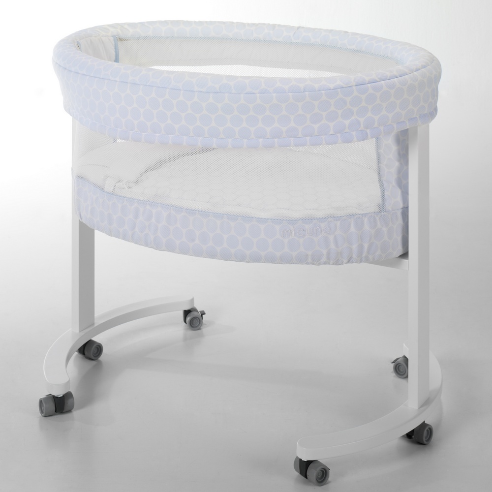 Колыбель Micuna Smart Fresh MO-1456 с LED-подсветкой Blue Dots/White