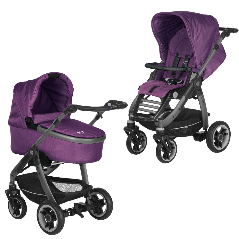 Коляска 2 в 1 Teutonia Cosmo V4 (шасси Graphite) 6030 Amethyst