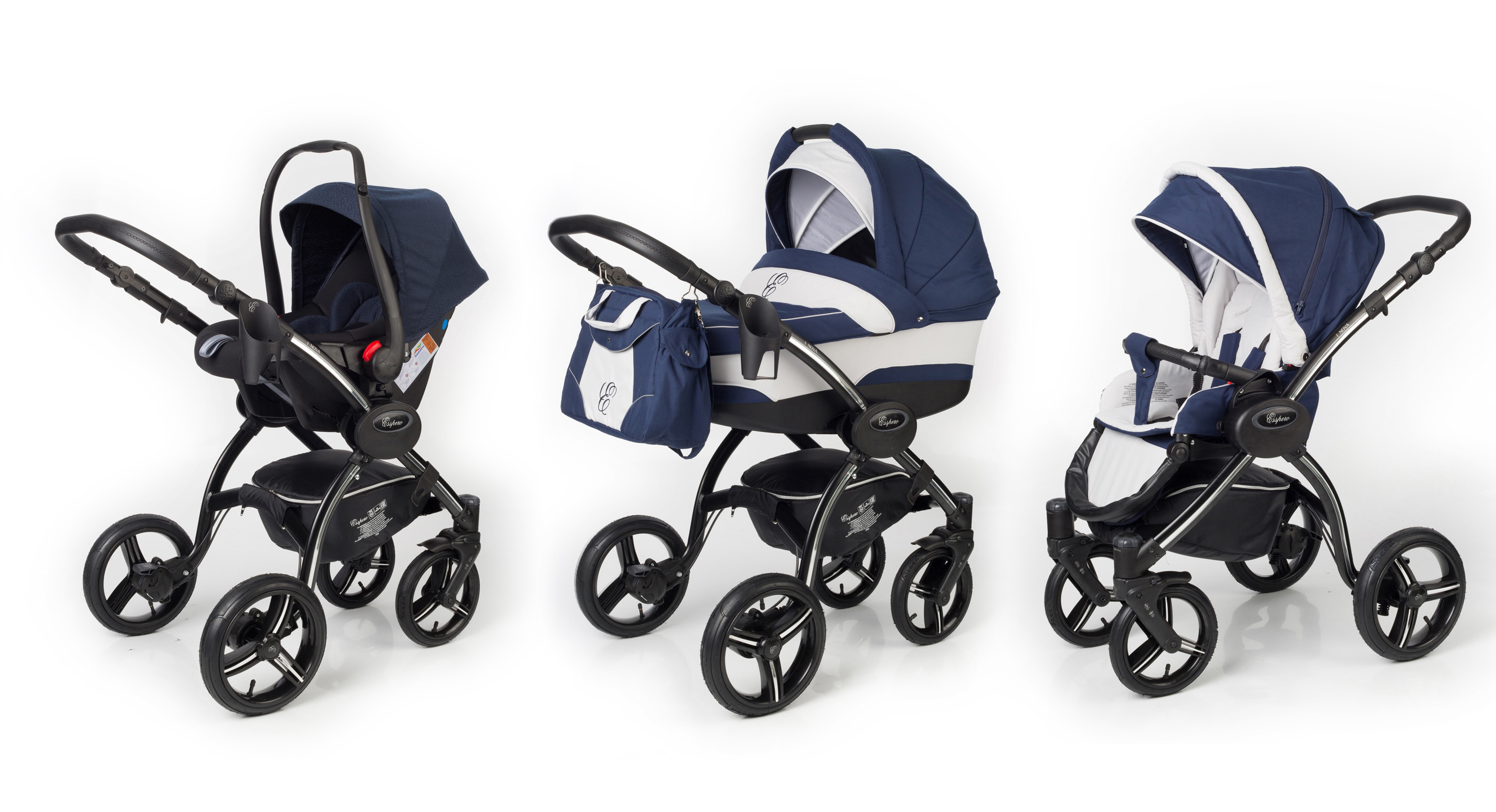 Коляска для детей рейтинг. Шасси Esspero i-Nova - Grey. Esspero Newborn Lux 3 в 1, шасси Chrome