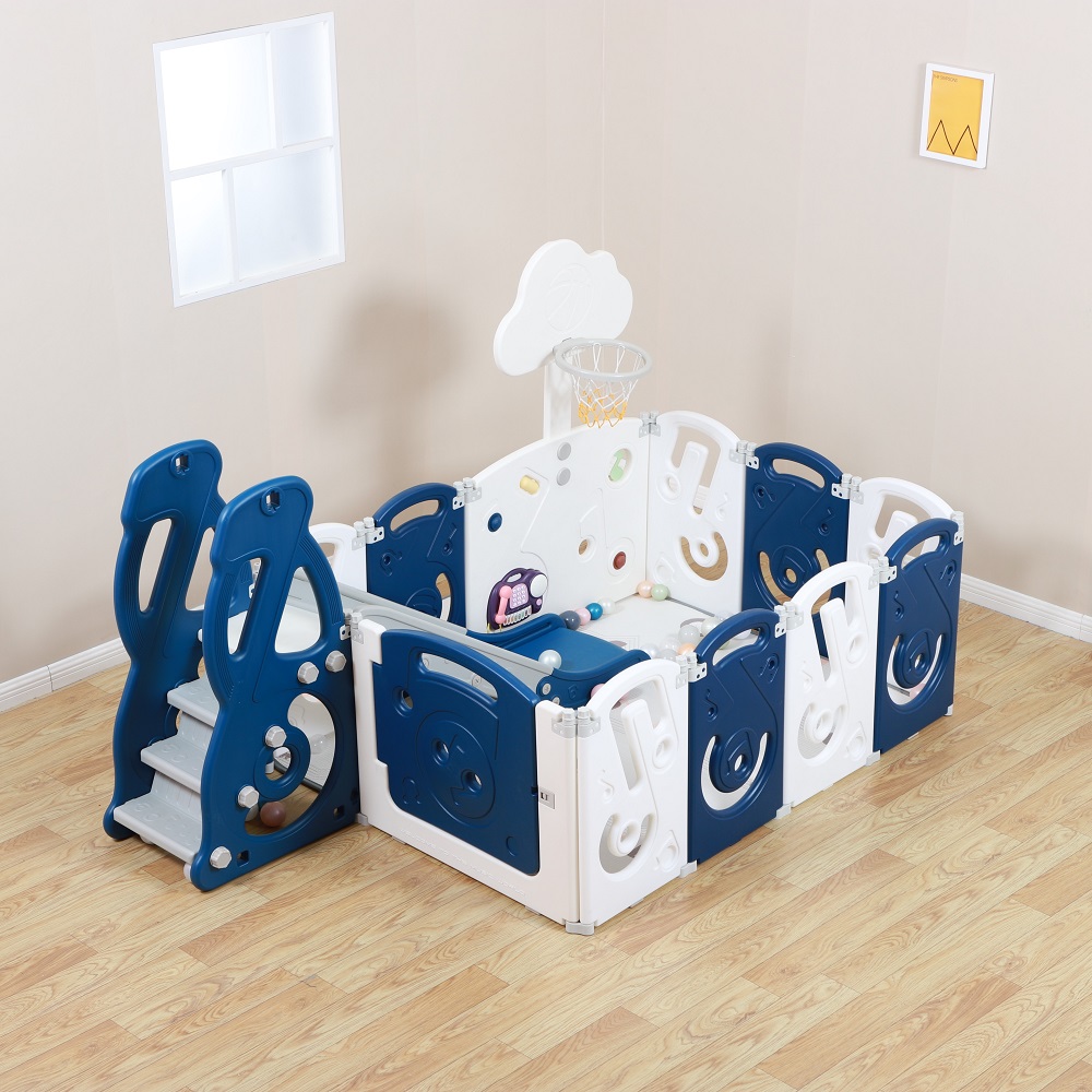 Манеж UNIX Kids SUPREME Music 160x160 Blue