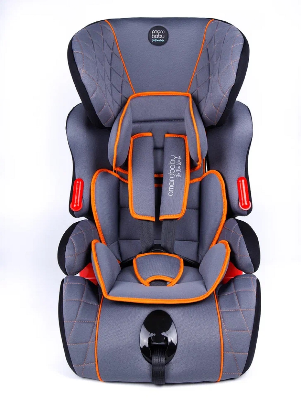 Автокресло Amarobaby Big trip Серый/Оранжевый