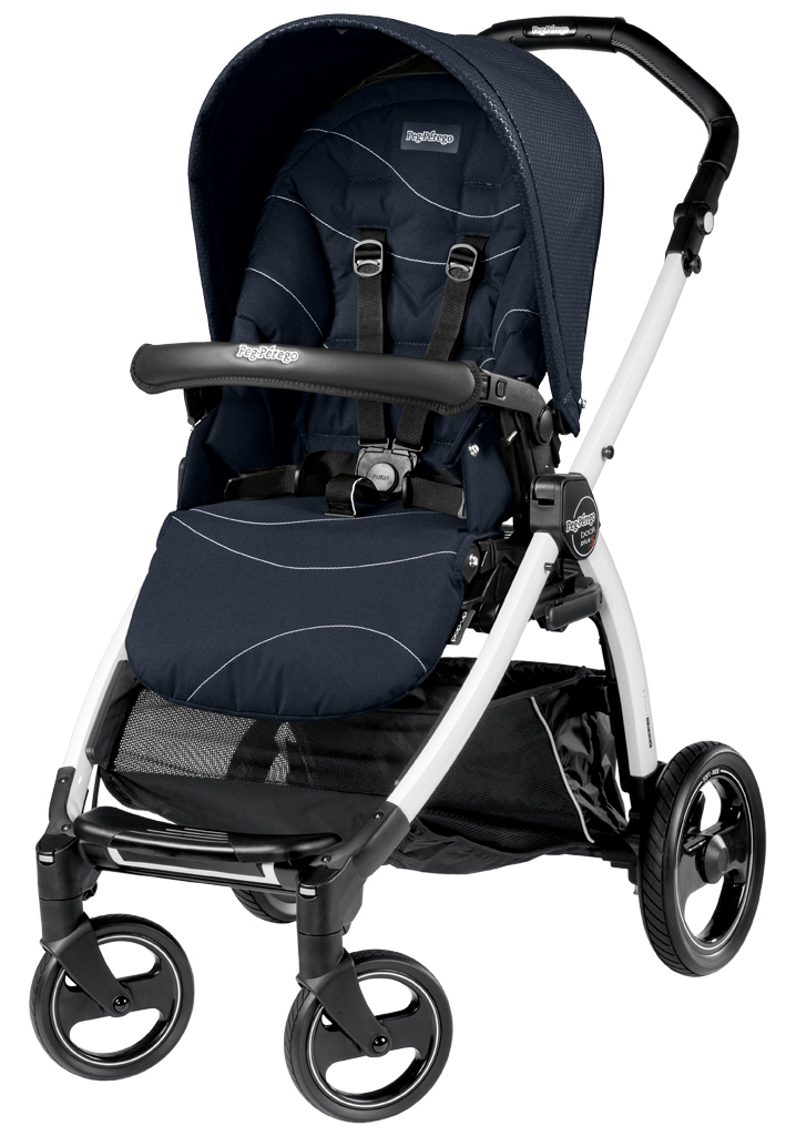 Прогулочная коляска Peg Perego Book S Pop Up Sportivo (шасси White/Black) Bloom Navy