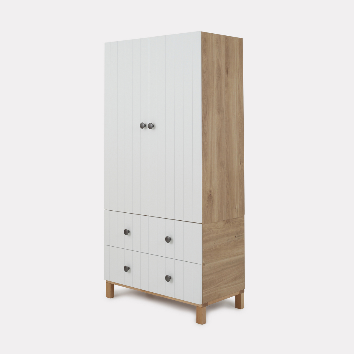Шкаф RANT BAMBOO 2 ящ. 84 см Cloud White