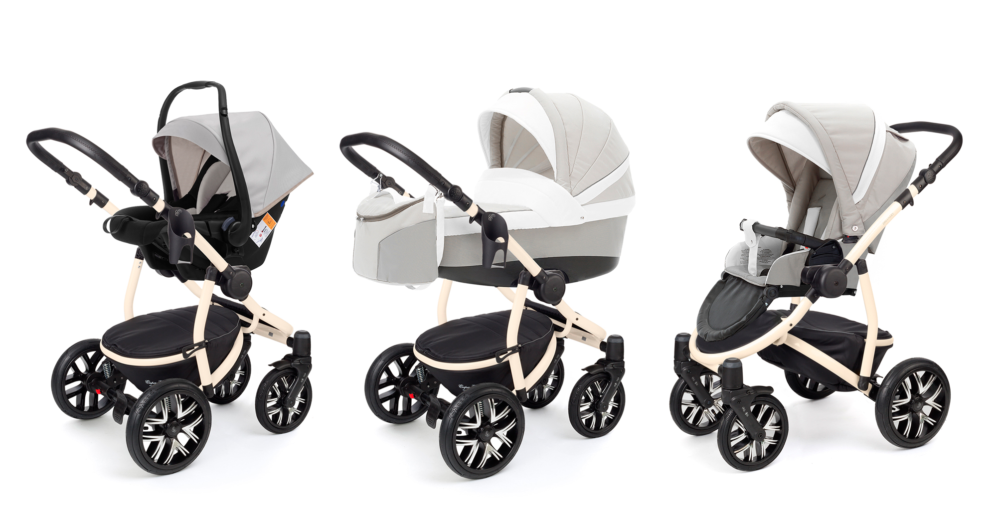 Коляска 3 в 1 Esspero Grand Discovery (шасси Beige) Vanila