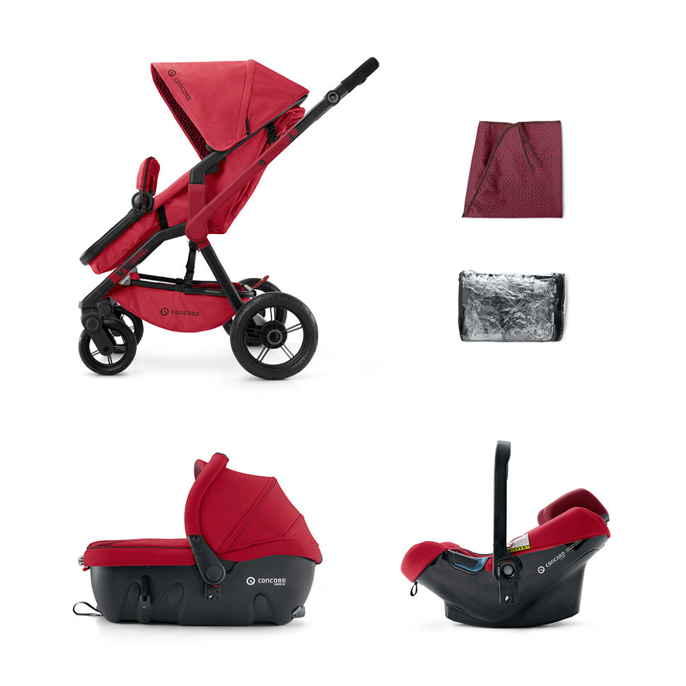 Concord Wanderer Travel Set Air Ruby Red