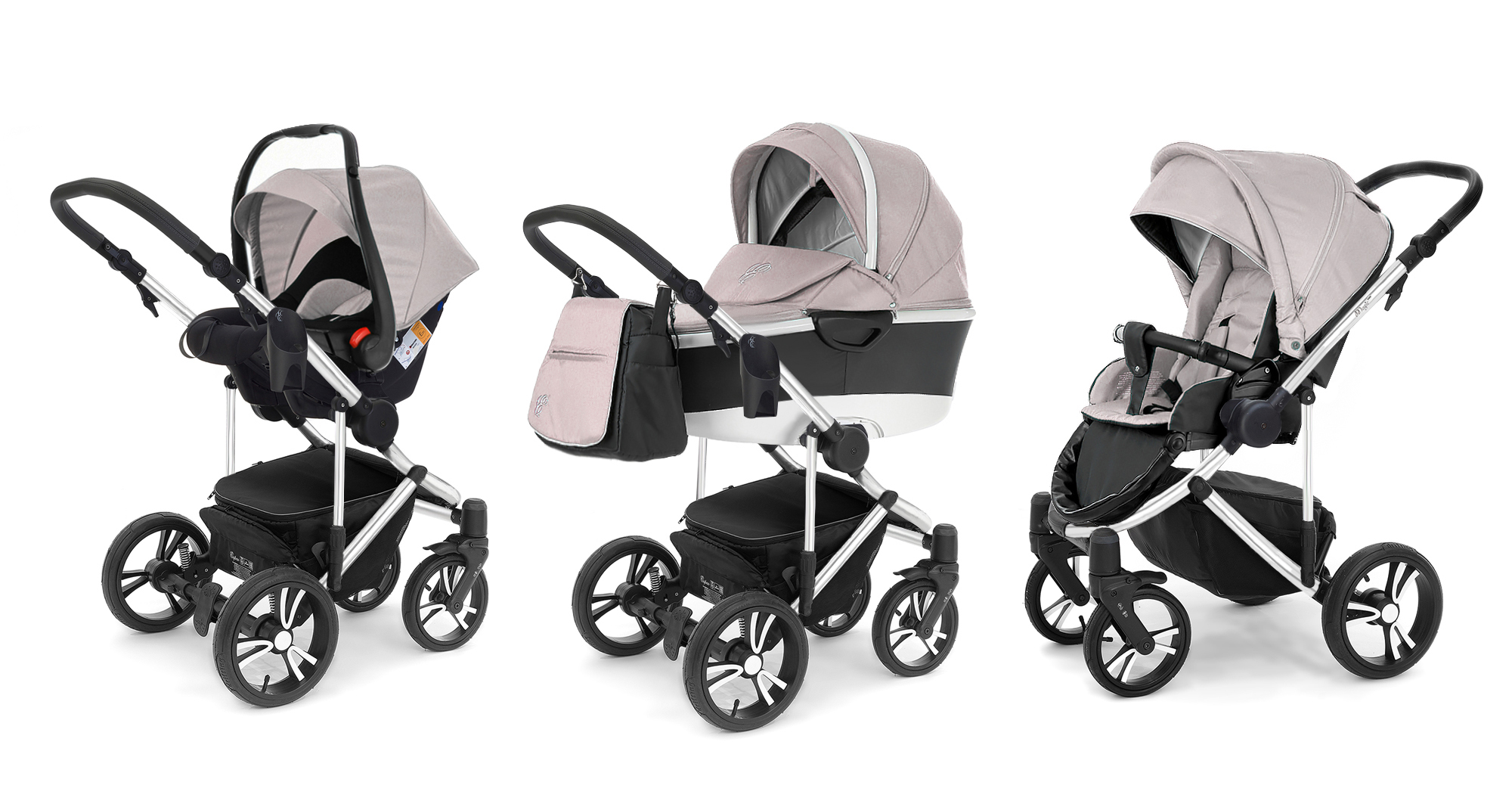 Коляска 3 в 1 Esspero Magic Pro Alu (шасси Chrome) Beige