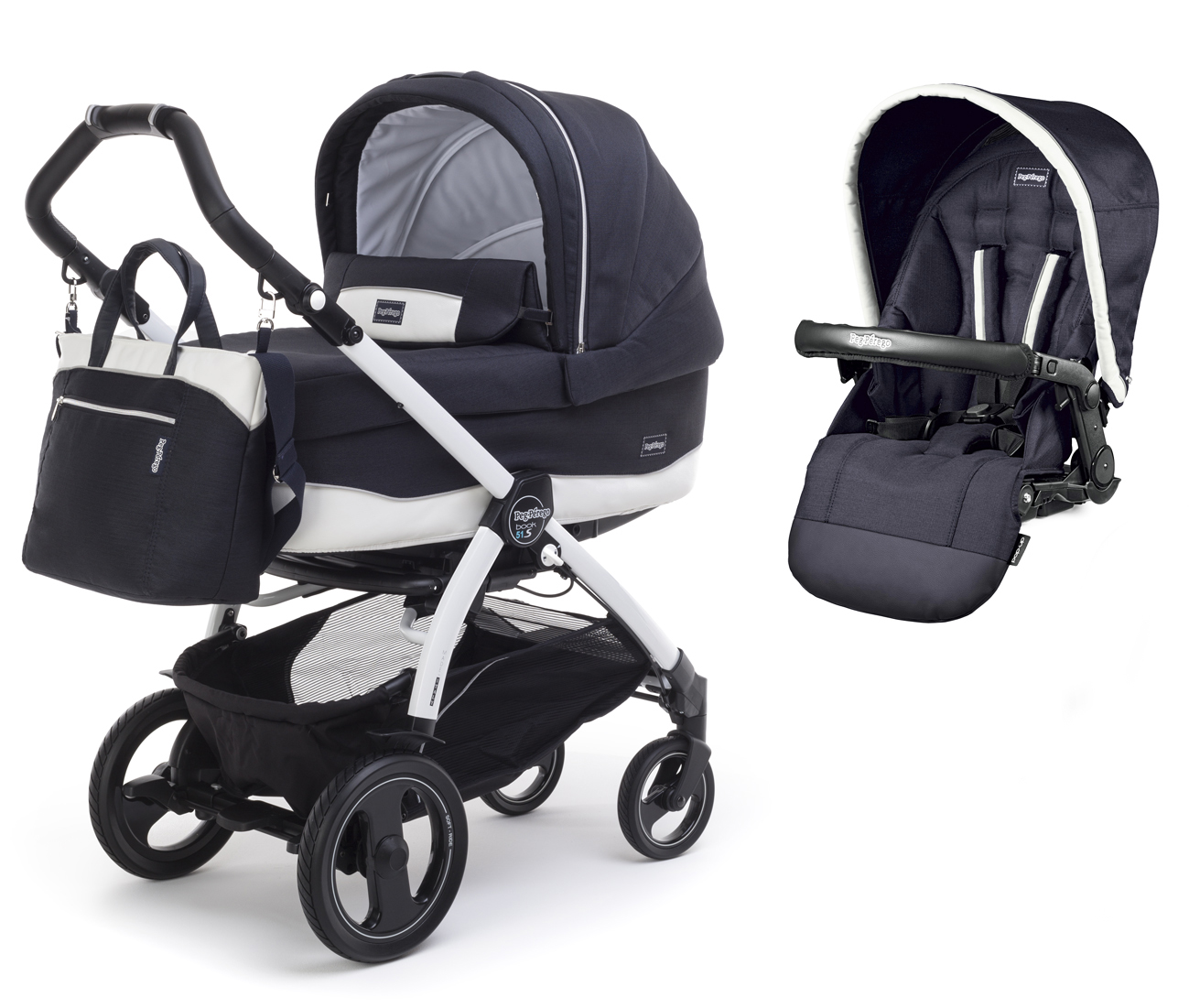 Коляска 2 в 1 Peg Perego Book 51 S Primonido Combo Luxe Blue