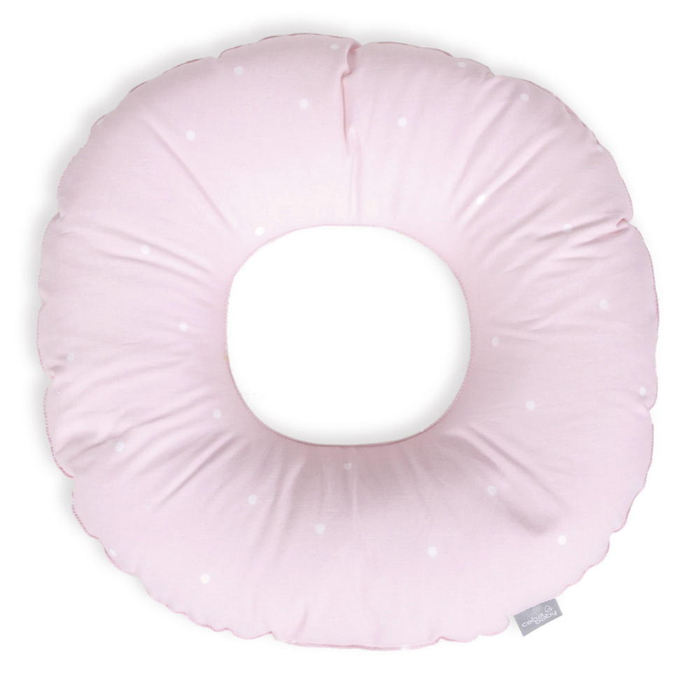Подушка-круг Ceba Baby послеродовая White dots on pink W-744-114-130