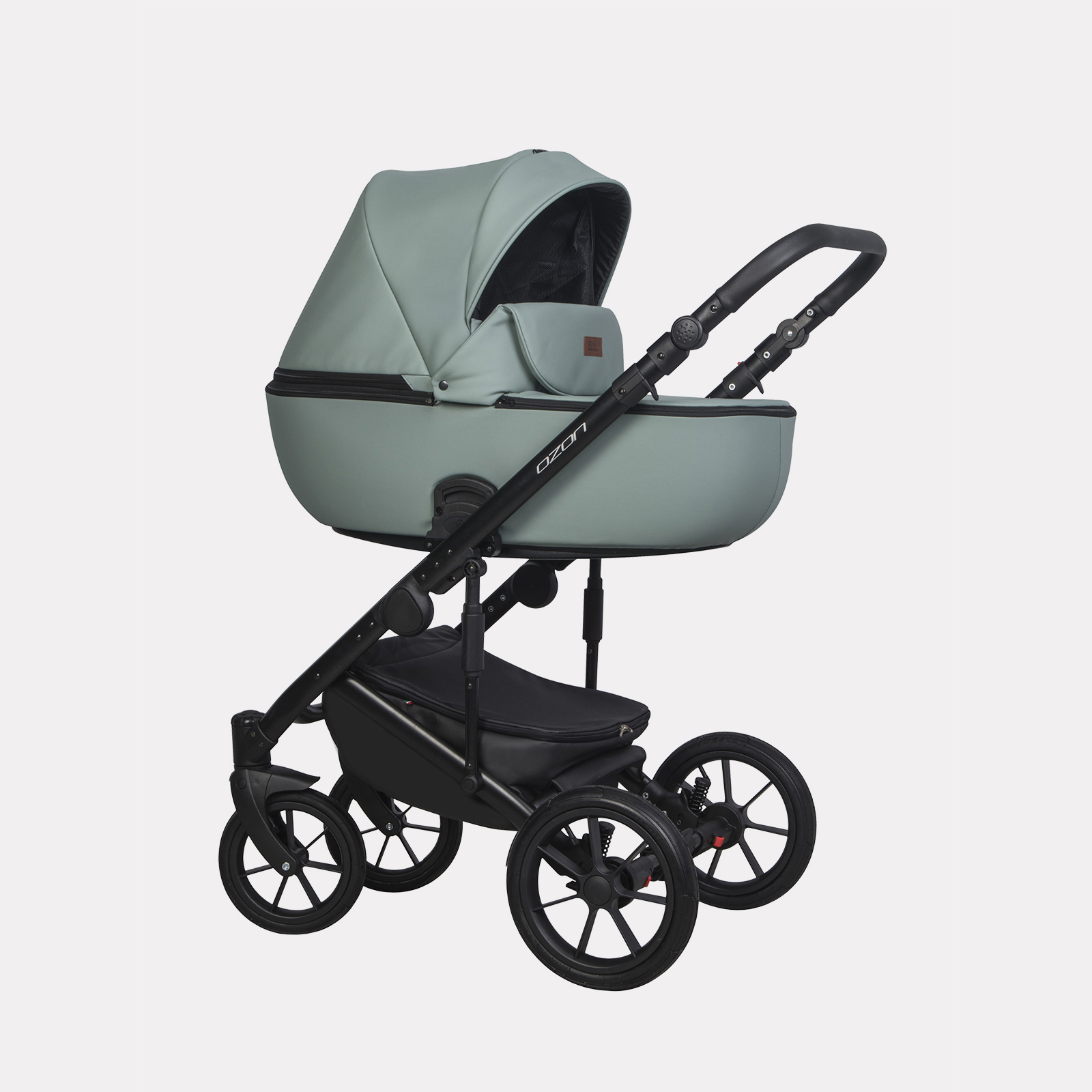 Коляска 2 в 1 RIKO BASIC OZON PASTEL 05 оливковый