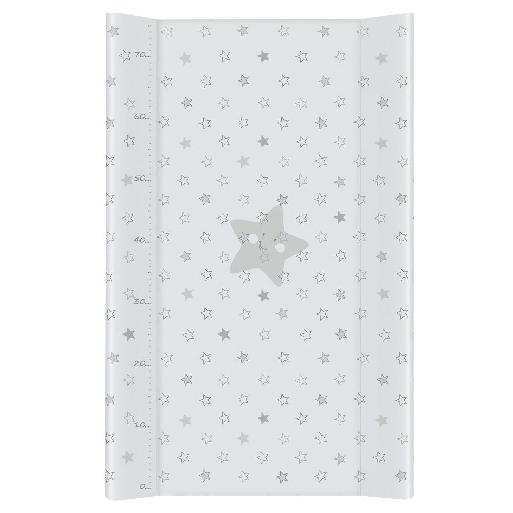 Пеленальный матрасик Ceba Baby Comfort 80 см без изголовья на кровать 125x65 см W-212 Stars grey