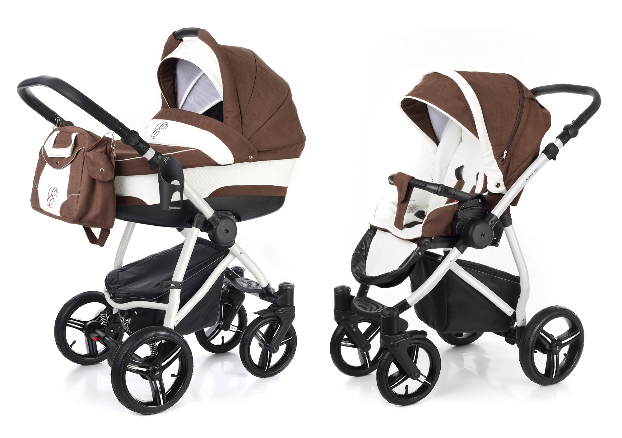 Коляска 2 в 1 Esspero Newborn Lux (шасси Grey) Chek