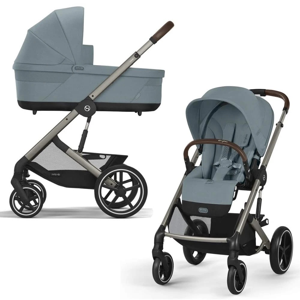Коляска 2 в 1 Cybex Balios S Lux TPE Stormy Blue