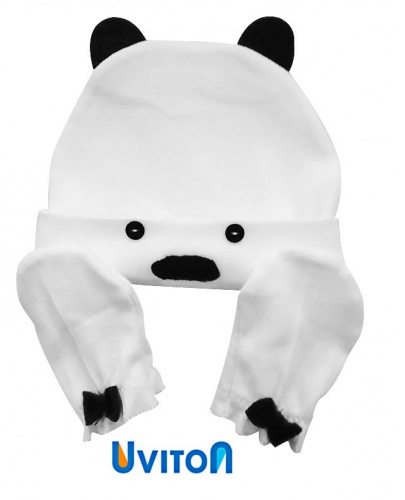 Набор шапочка и царапки Uviton Bear