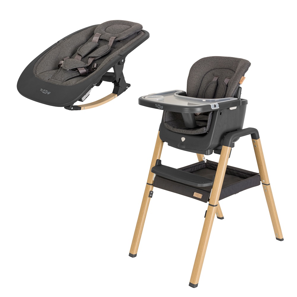 Стульчик для кормления Tutti Bambini High Chair Nova Grey/Oak 611010/3590B